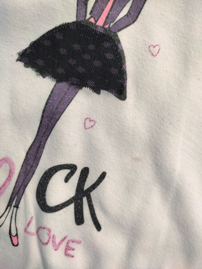 T-shirt blanc rock Kim & Lou 4 ans - photo numéro 5