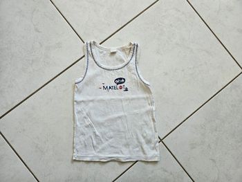 Débardeur maillot de corps garçon  10 ans BBF4