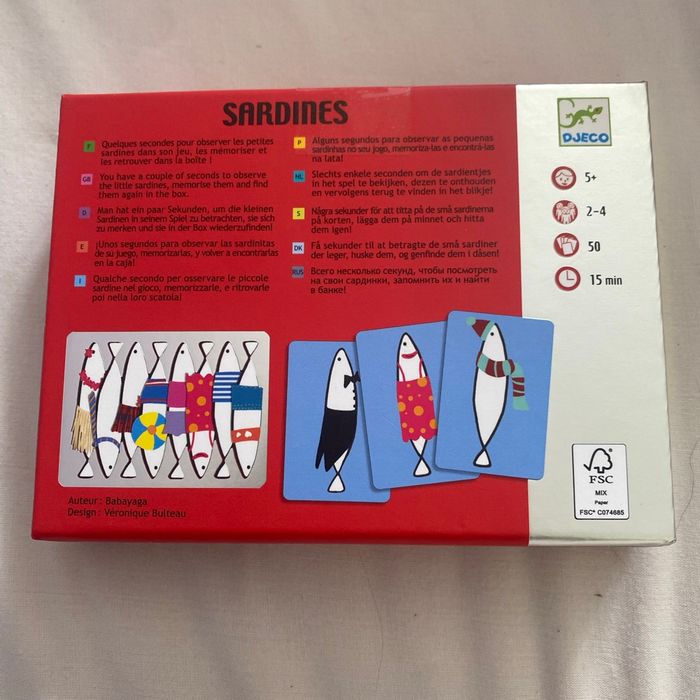 Jeu d’observation les sardines Djeco - photo numéro 2