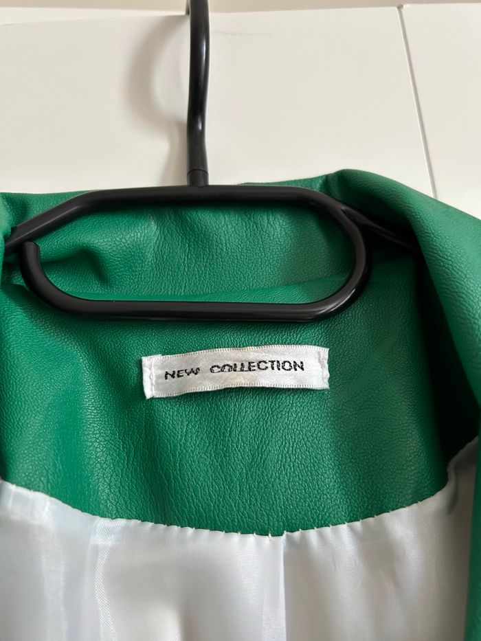 Veste de blazer verte unie Similicuir New Collection Taille Unique - photo numéro 5