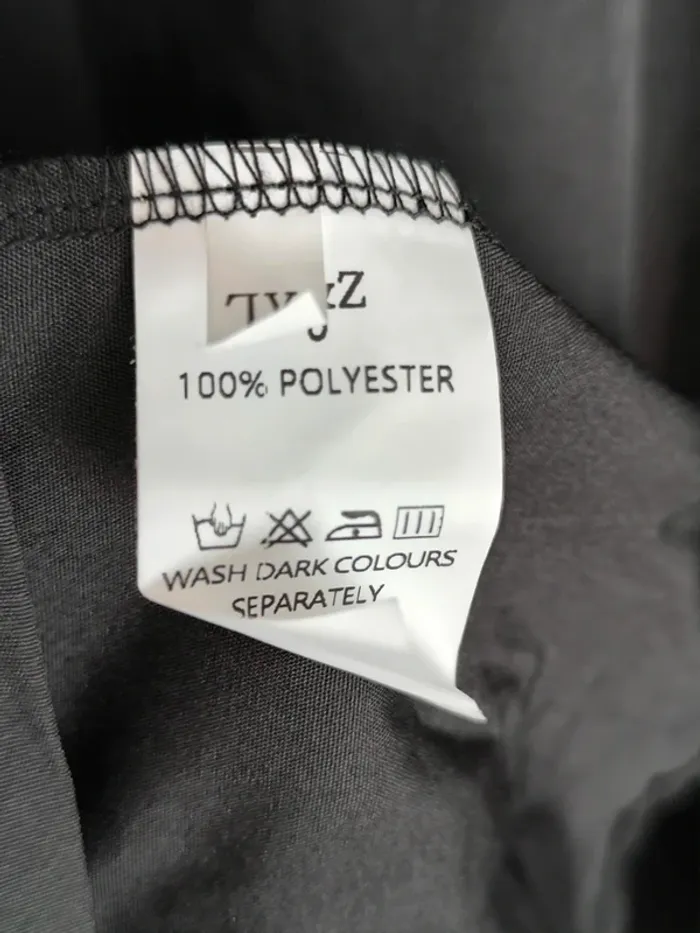 Chemise ouverte noire femme XL - photo numéro 5