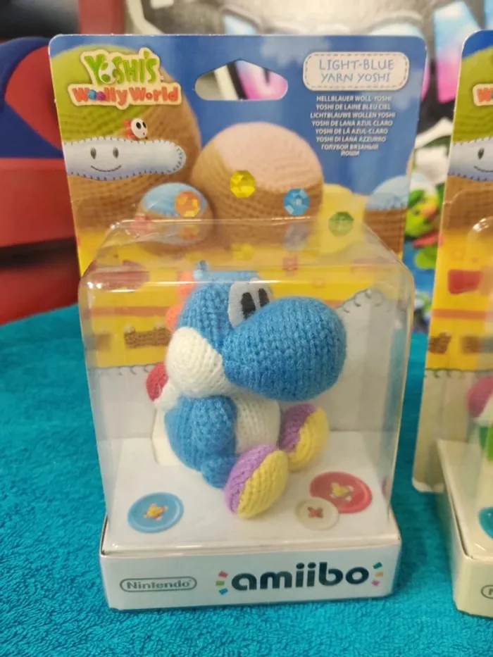 Nintendo Amiibo trilogie Yoshi laine - photo numéro 5