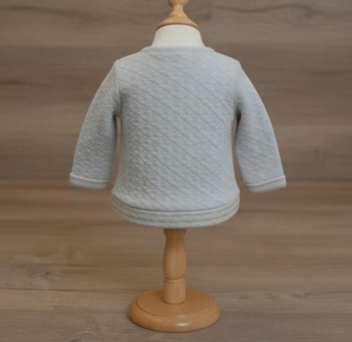 Pull gris - 6 mois - tape à l'oeil - photo numéro 2