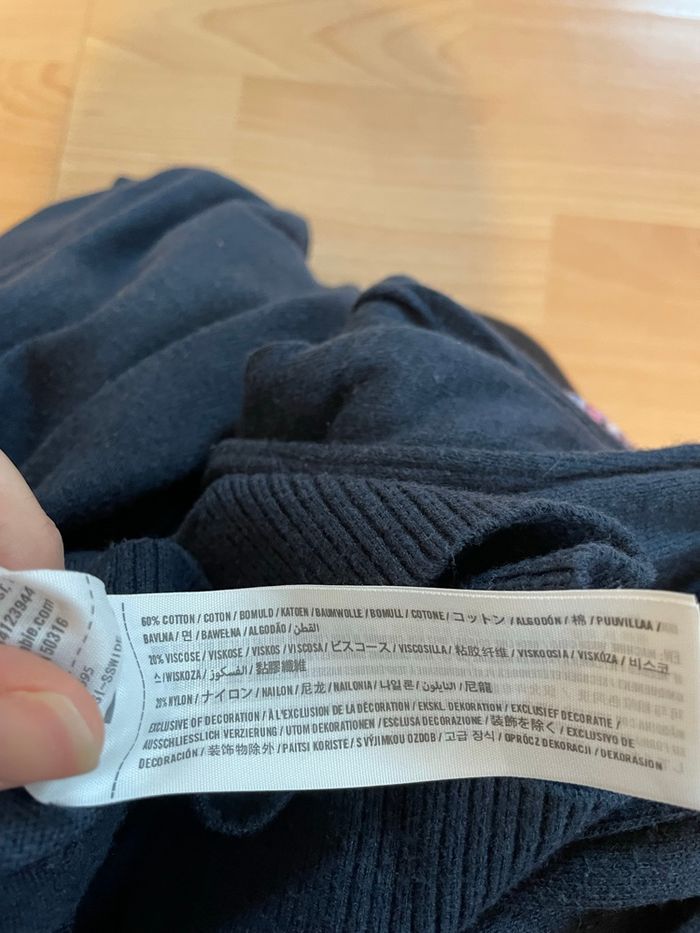 Pull bleu marine Hollister - photo numéro 5