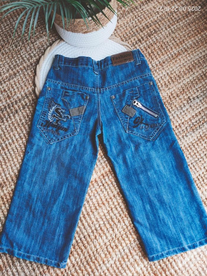 Pantacourt  jeans 10 ans - photo numéro 2