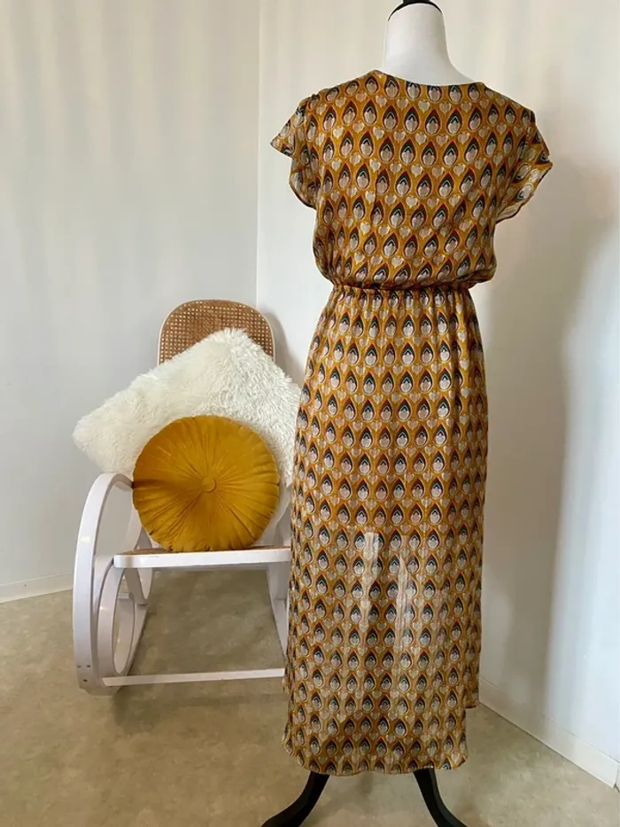 Superbe robe motif irisé - photo numéro 6