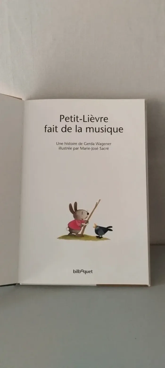 Petit lièvre fait de la musique. - photo numéro 3