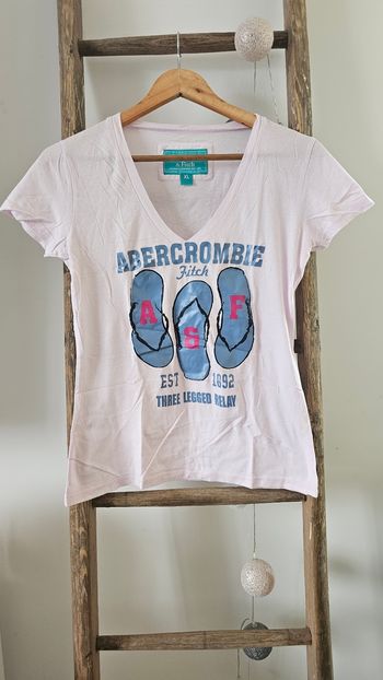 T-shirt Abercrombie & fitch taille 42 XL rose