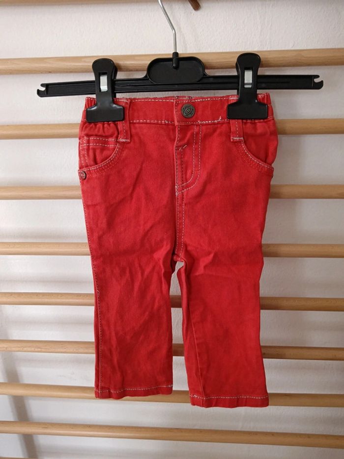 Pantalon premaman rouge biker