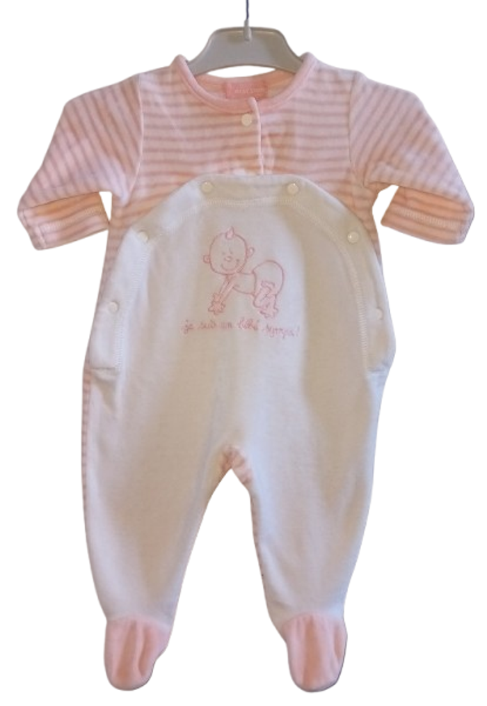 Pyjama d'hiver fille 3 mois Orchestra - photo numéro 2