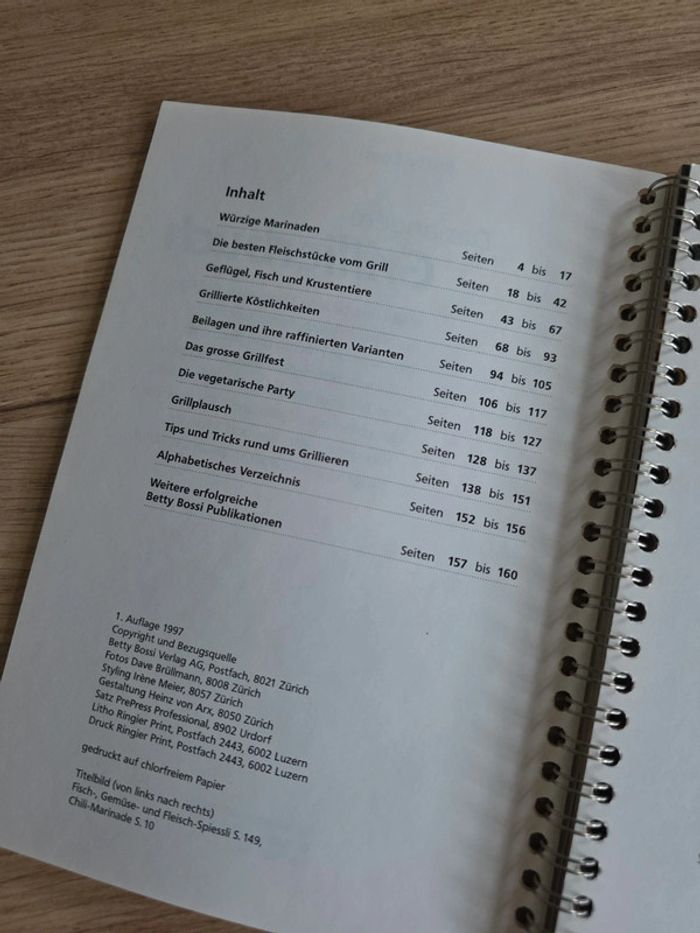 Kochbuch Das andere Grillierbuch Betty Bossi - photo numéro 2