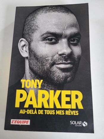 Livre Biographie Tony Parker neuf 🏷