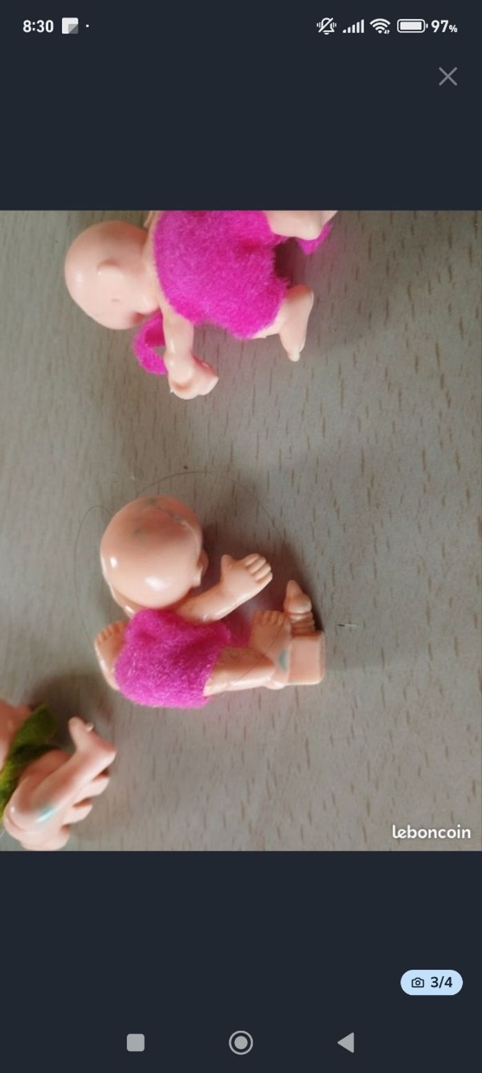 Lot de 4 babies vintage année 90 - photo numéro 3