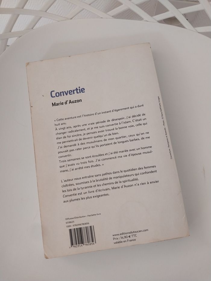 Livre : Convertie – Marie d’Auzon - photo numéro 2