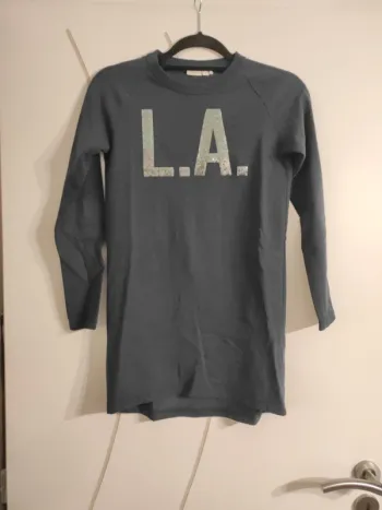 Robe sweat/tunique bleu marine Name it  11ans