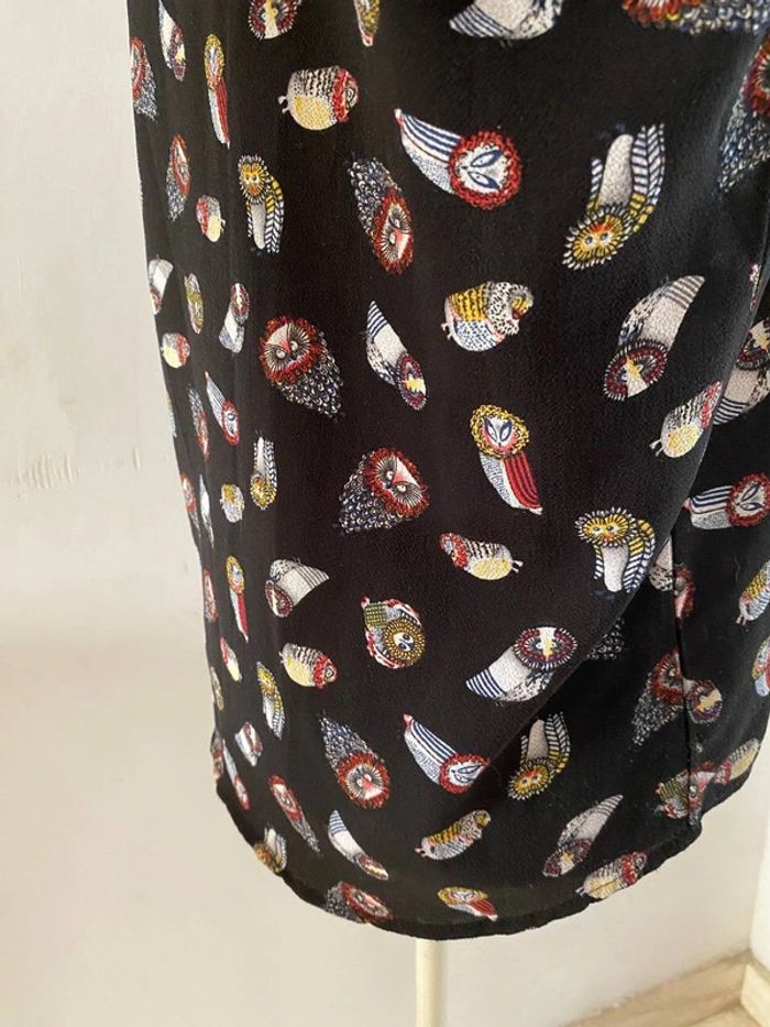 Blouse noir à motifs It Hippie taille s très bon état - photo numéro 6