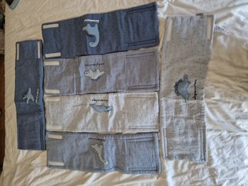 Tour de lit bébé dinosaure