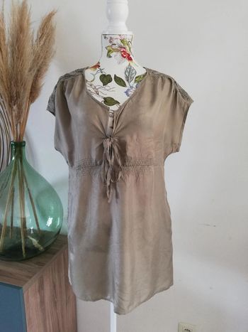 Tunique en soie Zara