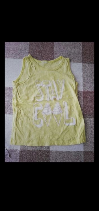 Débardeur vert 24 mois