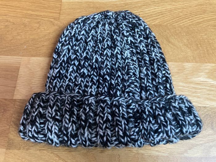 Bonnet chiné noir - photo numéro 2