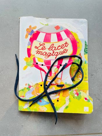 Livre enfant rétro vintage le lacet magique