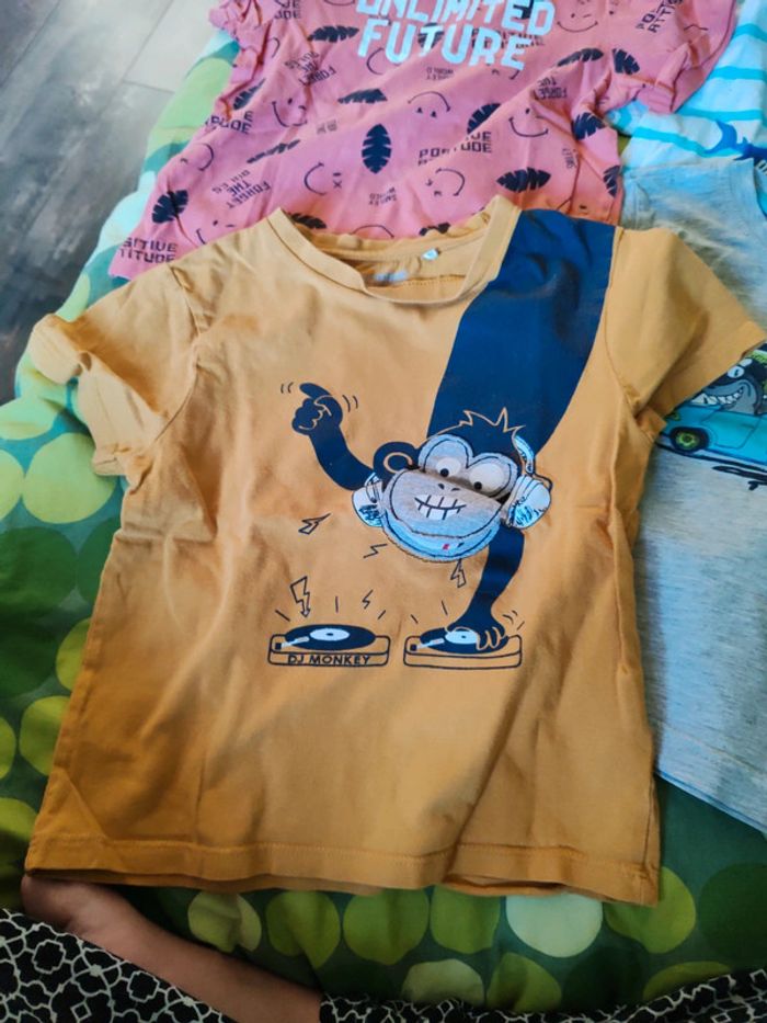 Lot de 4 tee shirts manches courtes - photo numéro 2