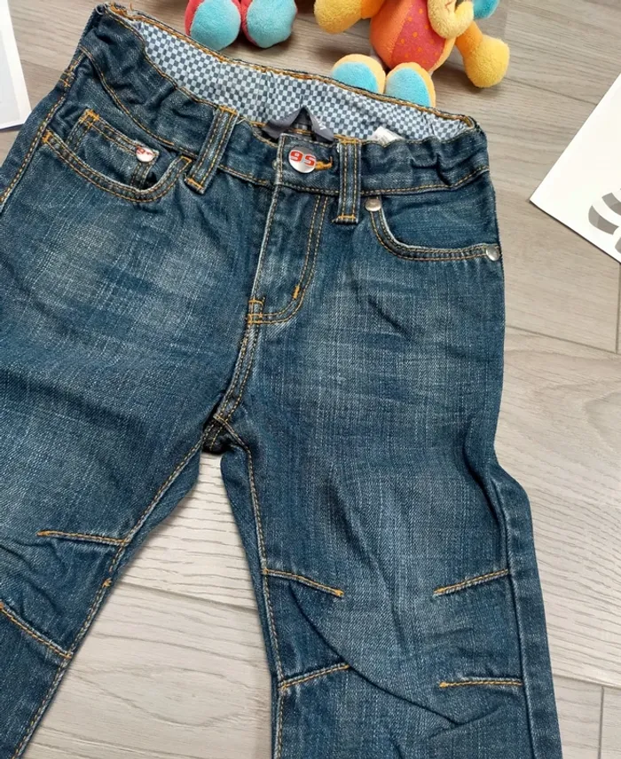 Jeans bleu marine Cars Disney garçon 12-18 mois H&M - photo numéro 3