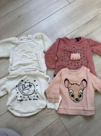 Lot de 4 pulls 3 mois