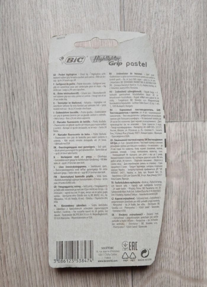 Boîtes de 4 Surligneurs pastel - photo numéro 4