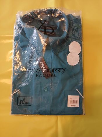 chemise homme manches longues 39/40