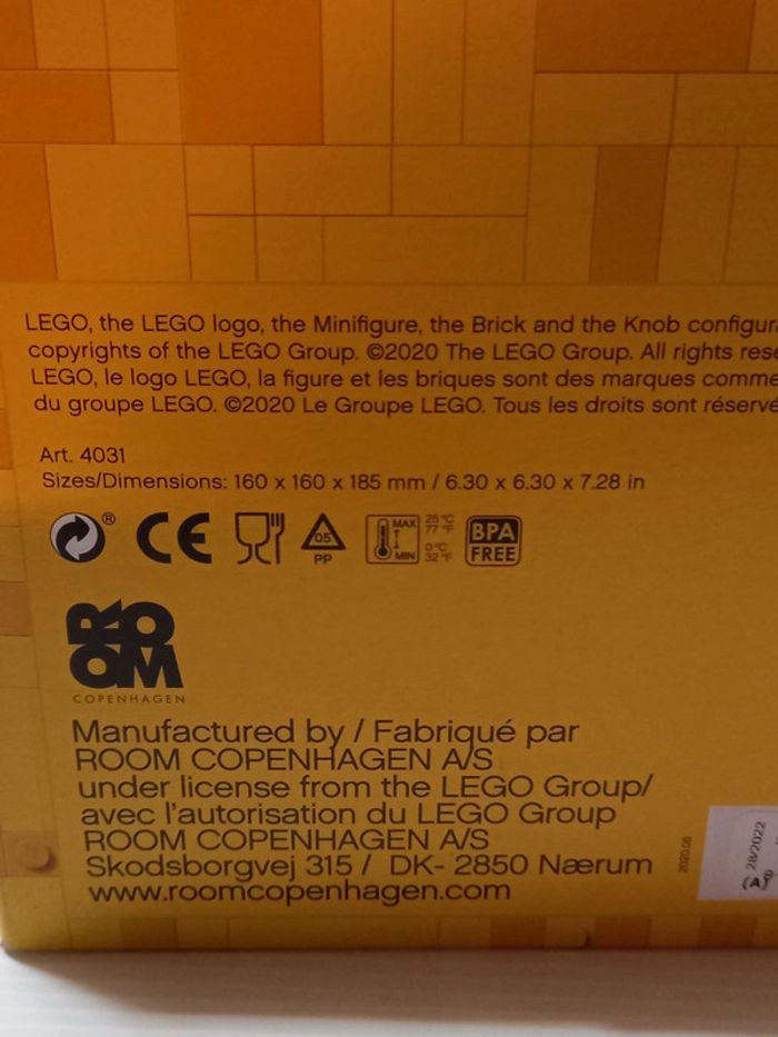 Lego 4031 tête de rangement - photo numéro 4