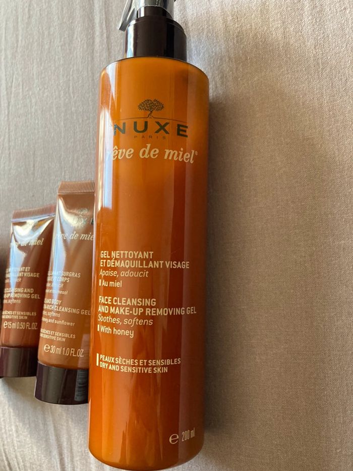 Nuxe rêve de miel gel nettoyant démaquillant - photo numéro 2