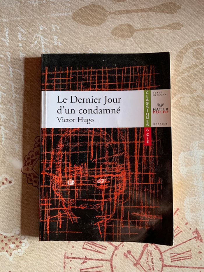 livre poche Le dernier jour d'un condamné Victor Hugo