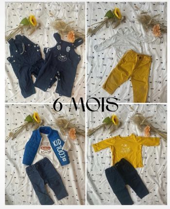 Vêtement garcon 6 mois très bon état. 