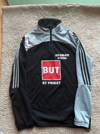 Sweat-shirt vintage Adidas / L Noir /Bon état