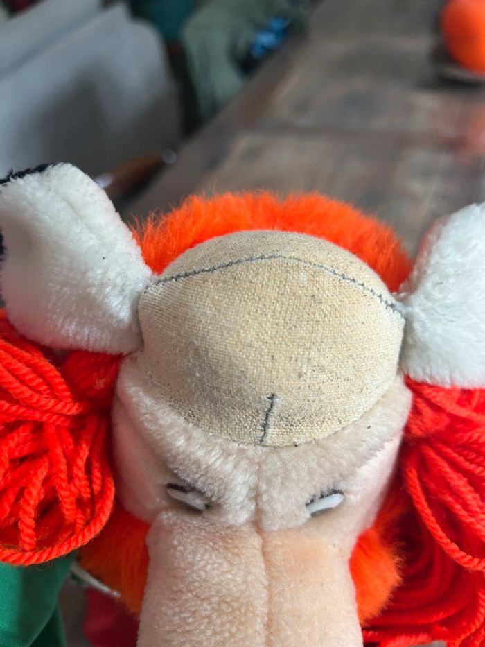 Ancienne grosse peluche Abraracourcix - 1994 - 45 cm Astérix et obelix Albert rene - photo numéro 3