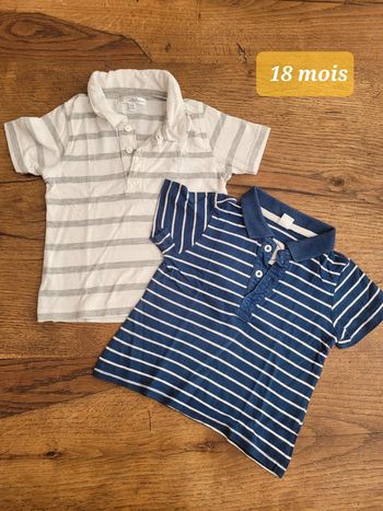 2 polos rayures