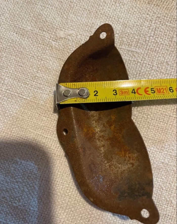 Poignée ancienne rouillée - photo numéro 6