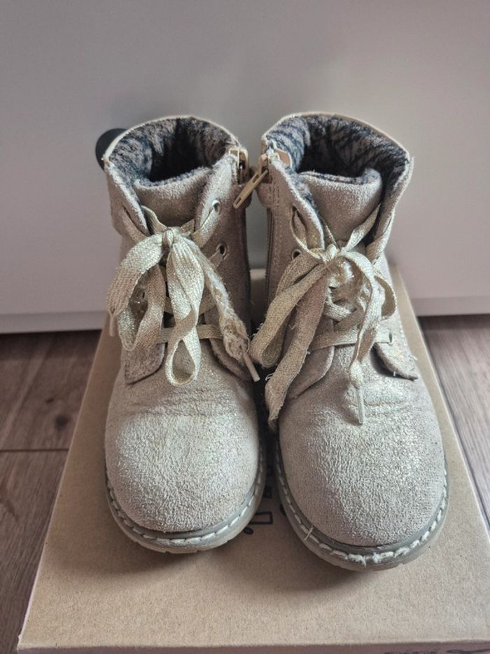 Chaussures montantes hiver dorées Nini & Girl Pointure 27 - photo numéro 2