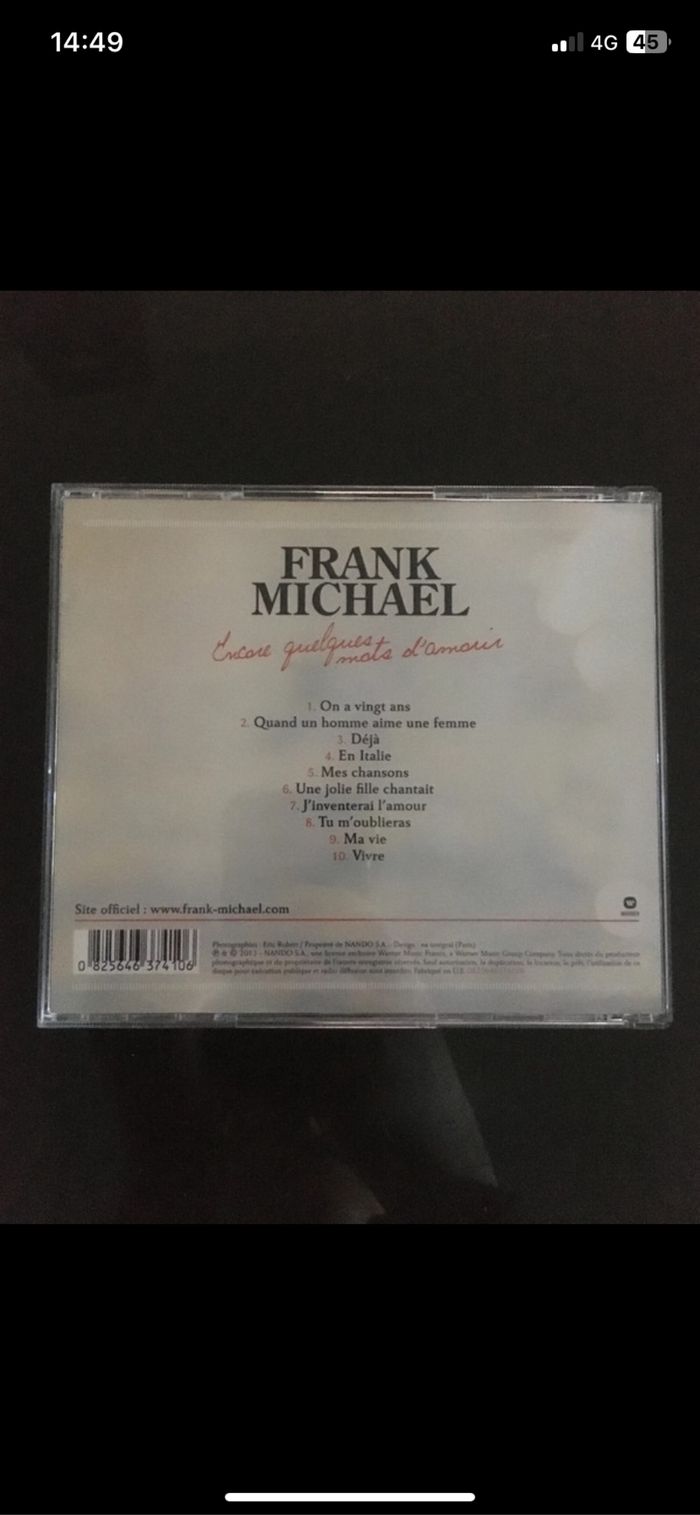 CD Franck Michael - photo numéro 2