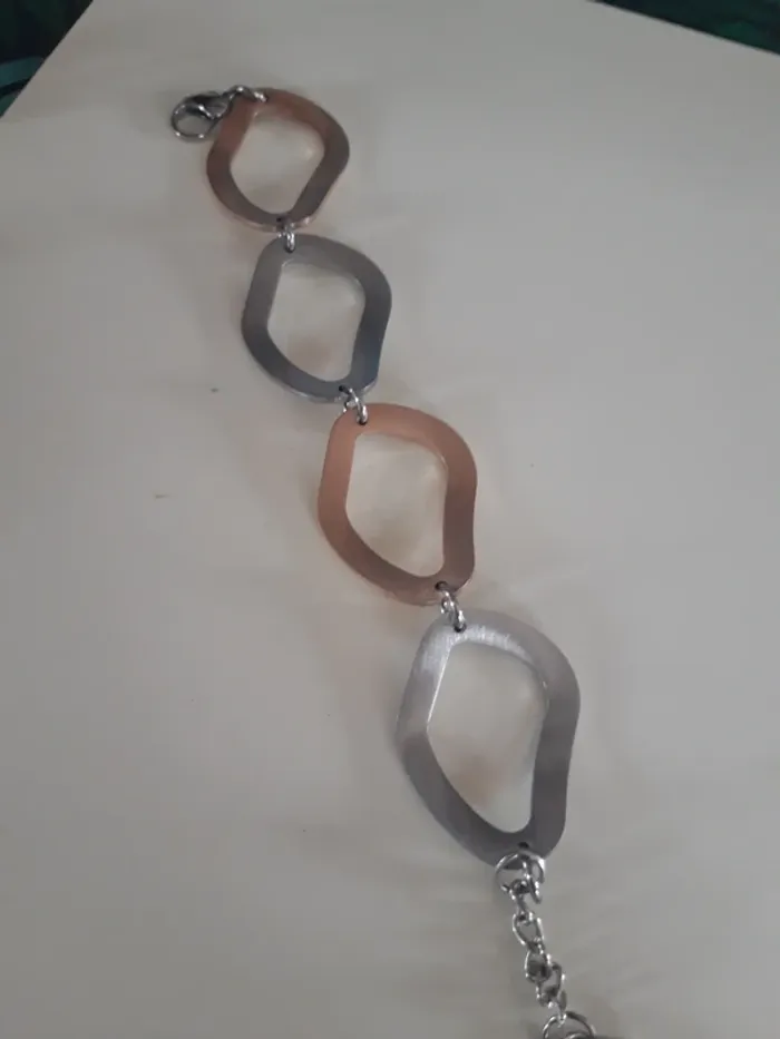 Joli bracelet bi ton - photo numéro 6