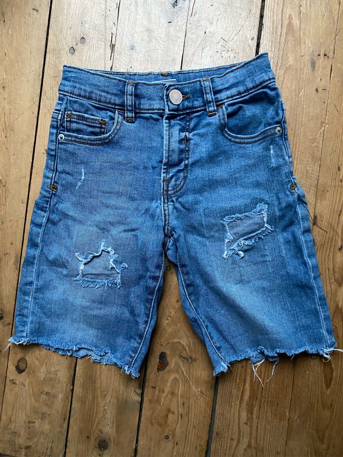 Short bermuda en jeans stretch 7 ans Zara - photo numéro 4