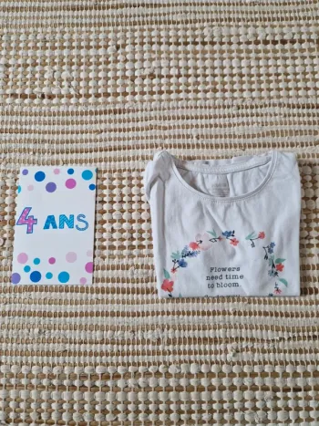 👚 T-shirt fille 4 ans 🌸 kiabi