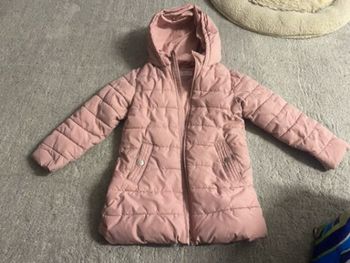 Manteau rose pour les filles