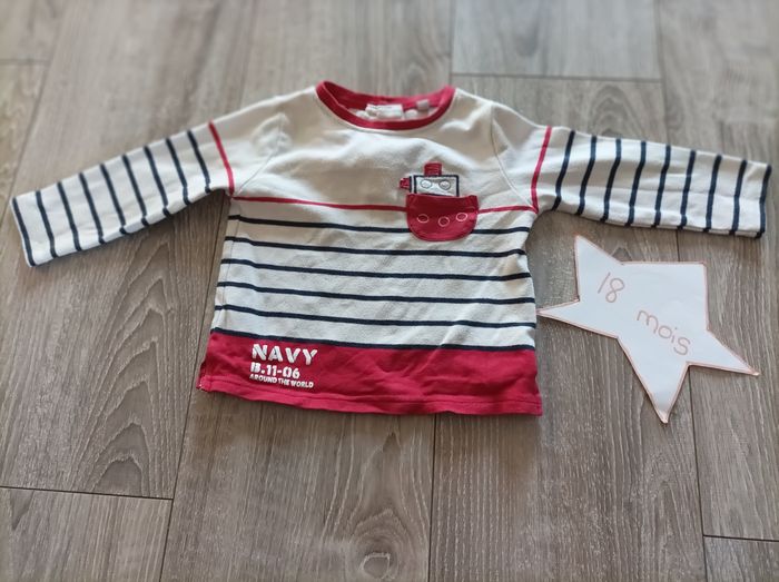 Haut ml 18 mois rayé - photo numéro 2