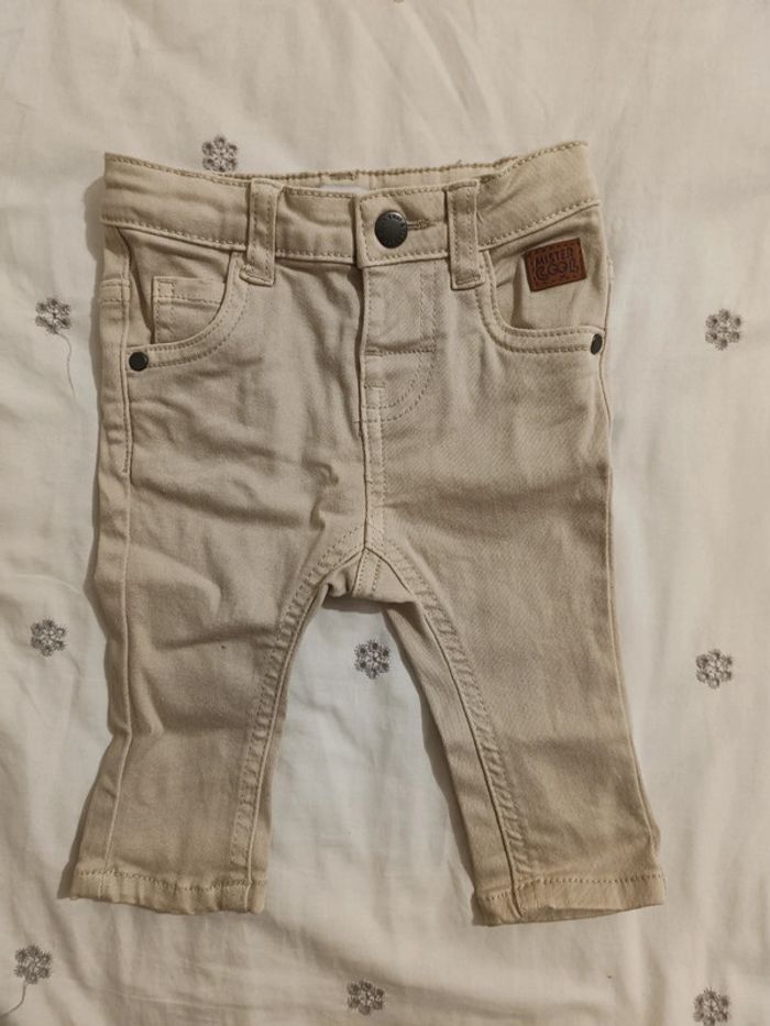 Jeans beige 3 mois