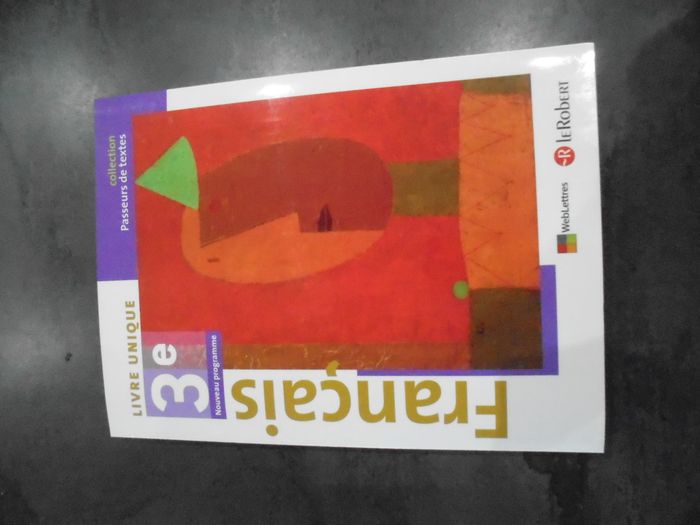 Manuel scolaire français 3 ème neuf manuel unique
