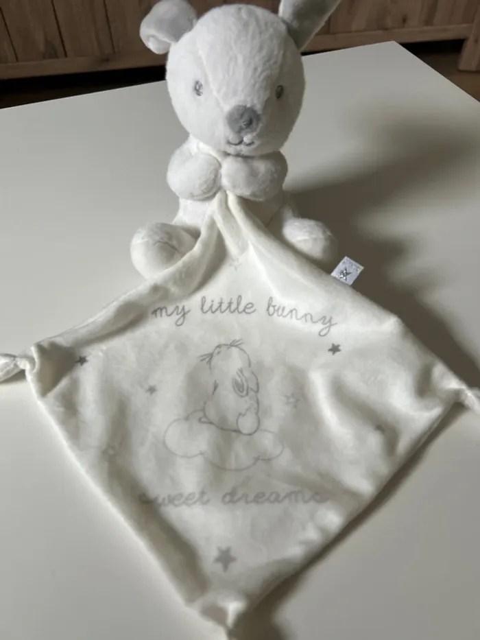 Doudou mouchoir lapin simba toys - photo numéro 2