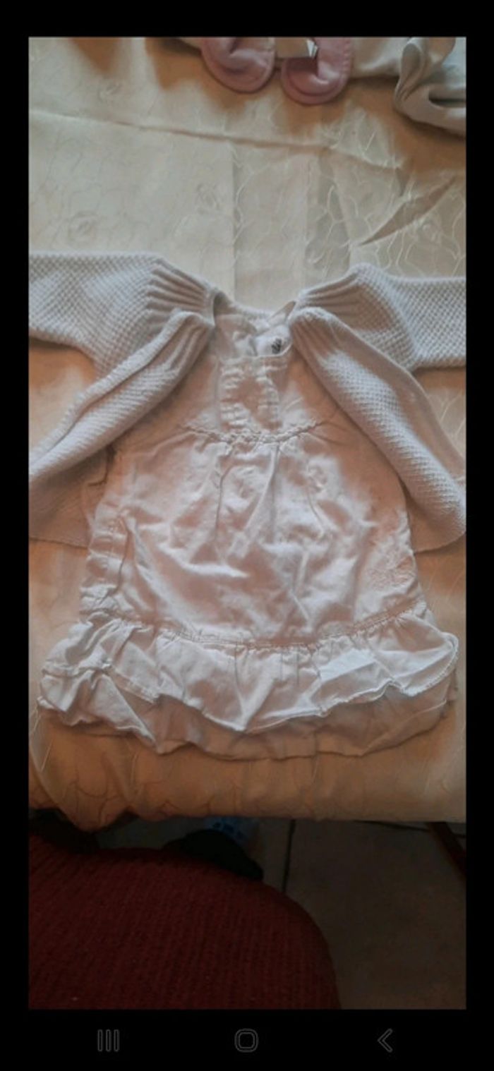 Robe à froufroufrou ensemble 3mois
