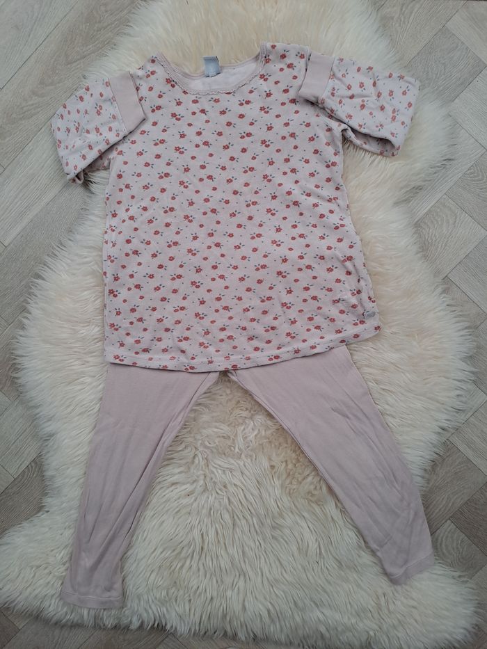 Lot 2 pyjamas chauds velours Petit Bateau taille 5 ans - photo numéro 5
